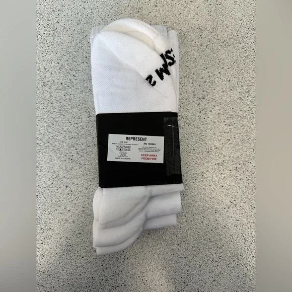 Represent 3 Pack Socks - Picture 2 of 3